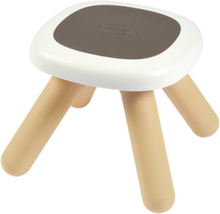 Kid Stool Grey Home Kids Decor Furniture Chairs & Stools Multi/mønstret Smoby*Betinget Tilbud