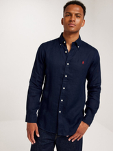 Polo Ralph Lauren 100% Linen Shirt Long Sleeve-Sport Linskjorter Navy