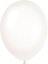 10 kpl läpinäkyvää ilmapalloa - Perusvärilinja