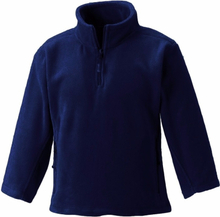 Navy blauwe fleece trui voor meisjes