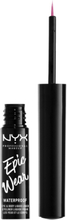 Epic Wear Metallic Liquid Liner Eyeliner Sminke Rosa NYX Professional Makeup*Betinget Tilbud