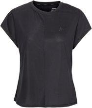 Core Essence Ss Tee W T-shirts & Tops Short-sleeved Svart Craft*Betinget Tilbud