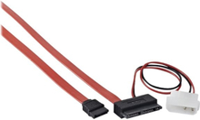 Cablexpert - SATA-kabel - 2-pin Molex, Micro SATA (han) till SATA (han) - 45 cm