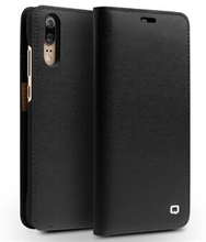 QIALINO Classic Gen II kohud ægte læder tegnebog mobil taske til Huawei P20