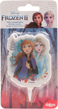 Tårtljus Anna & Elsa Frozen/Frost