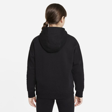 Nike Sportswear Club Fleece Older Kids' (Girls') Hoodie (Extended Size) - Black
