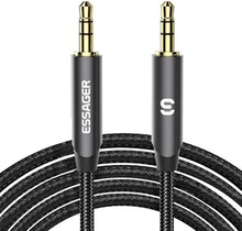 ESSAGER 5m AUX Cable 3.5mm Jack Male to Male Extension Audio Speaker Cable for Car PC TV