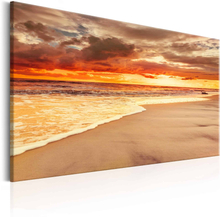 Lærredstryk Beach: Beatiful Sunset II
