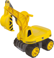 Big Power Worker Maxi Digger Toys Toy Cars & Vehicles Toy Vehicles Construction Cars Yellow BIG