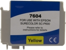 WL Blækpatron, erstatter Epson T7604, gul, 32 ml