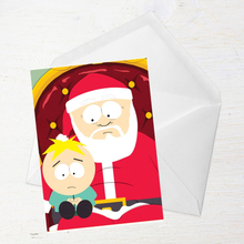 South Park Butters & Santa Greetings Card - Standard Card