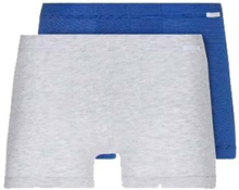 Schiesser 2-pack boxershorts xpress - grijs/blauw