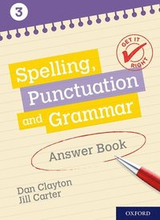 Get It Right: KS3; 11-14: Spelling, Punctuation and Grammar Answer Book 3