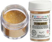 Ätbart glitter, pure gold - Sugarflair