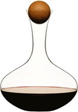 Vinkaraffel i Munnblåst Glass med Eikekork