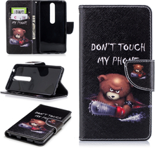 Nokia 6 (2018) / 6.1 Case - Book Case - Don't touch my phone