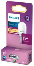 Philips: LED E14 Kylskåp T25 Päron 15W Frost 150lm