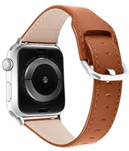 Ægte læderurrem til Apple Watch Series 6 / SE / 5/4 44mm / Series 3 2 1 Watch 42mm