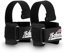 Power Lifting Straps with Dowel, black
