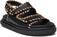Barrel Shoes Summer Shoes Flat Sandals Svart ALOHAS*Betinget Tilbud