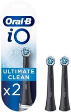 Oral-B Oral-B Refiller iO Ultimate Clean 2-pakkaus, musta