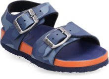Sl Shark Jelly Pu Leather Multi Blue Shoes Summer Shoes Sandals Blå Scholl*Betinget Tilbud