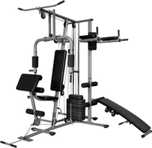 vidaXL Palestra Multifunzione Domestica Home Gym 65 kg