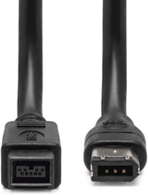 Luxorparts Firewire 800-kabel 9-pin till 6-pin