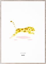 Leo The Leopard - 50X70 Home Kids Decor Posters & Frames Posters Animal Posters Multi/mønstret MADO*Betinget Tilbud