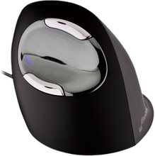 Evoluent VerticalMouse D Large - Vertikal mus - ergonomisk - laser - 6 knappar - kabelansluten - USB