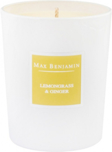 Max Benjamin geurkaars Lemongrass & Ginger 9,2 cm geel