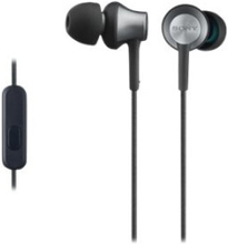 Sony Mdr Ex650ap In-ear Hovedtelefoner Med Mikrofon Sort; Sølv