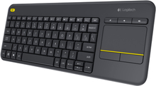 Logitech Touch K400 Plus Trådløs Tastatur Sort