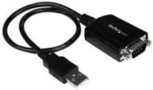 Startech 1 Ft Usb To Rs232 Serial Db9 Adapter Cable With Com Retention Sort
