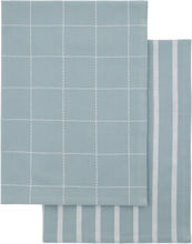 House Doctor - Clean kjøkkenhåndkle 75x55 cm 2 stk lyseblå