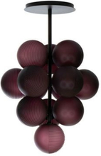 Pulpo Stellar Grape Hanglamp - Aubergine - Zwart
