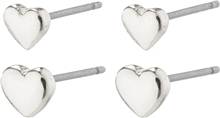 66231-6003 AFRODITTE Heart Earrings 2-In-1 Set 1 set