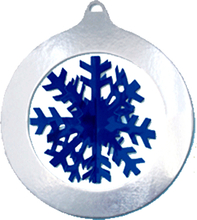 Sneeuwvlok decoratie 37 cm