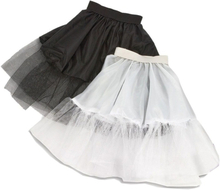 Verkleed Witte kinder petticoat met tule