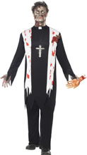Zombie priester kostuum voor heren