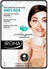 Vitaliserande anti-agingmask Cotton Face & Neck Iroha