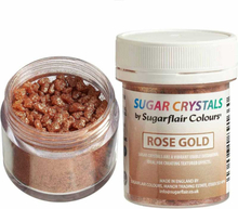 Sockerkristaller roséguld - Sugarflair