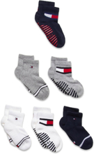 Th Baby Sock 6P Flag Sock Ecom Socks & Tights Socks Multi/mønstret Tommy Hilfiger*Betinget Tilbud