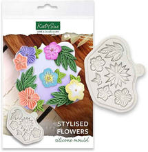 Silikonform blommor och blad - Katy Sue Designs