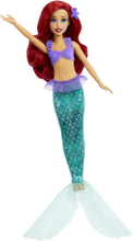 Disney Princess Mermaid To Princess Ariel Toys Dolls & Accessories Dolls Multi/patterned Disney Princess