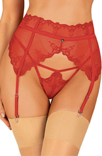 Obsessive Lonesia Garter Belt Red S/M Strumebandshållare