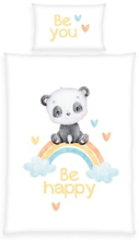 babybest® Sengetøj Rainbow Panda 100x135 cm