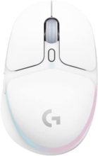 Logitech G G705 - Mus - små händer - 6 knappar - trådlös - Bluetooth - Logitech LIGHTSPEED-mottagare