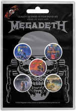 Megadeth: Button Badge Pack/Vic Rattlehead