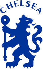 Fodbold wallsticker. Chelseas velkendte løve. Blå. 60x80cm.